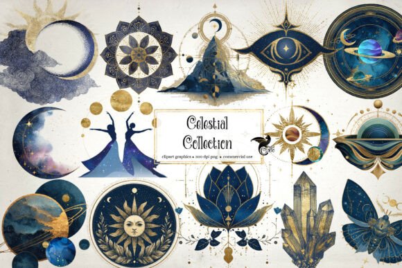 Celestial Collection - 200 PNG: A Deep Dive into This Creative Asset