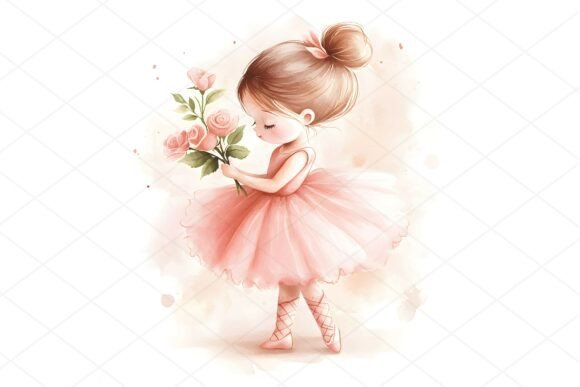 Charming Ballet Girls Clipart: Baby Ballerina Designs