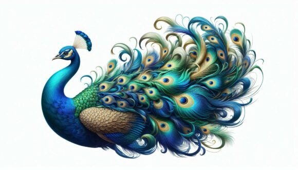 Digital Peacock Radiance: A Display Font with Personality