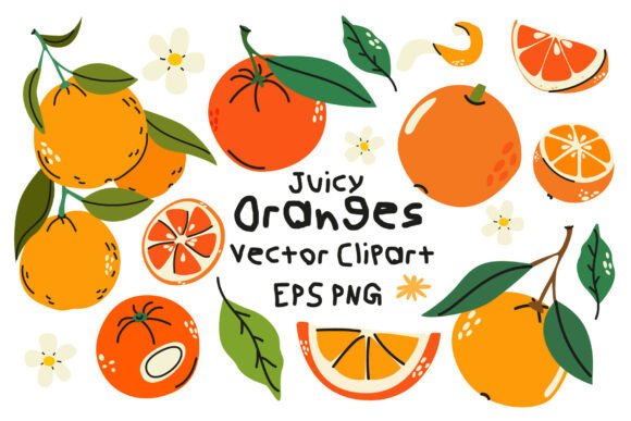 Freshen Up Your Visuals with Juicy Orange Clipart