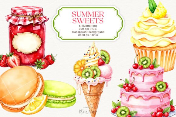 Summer Fruit Sweets: A Tropical Cupcake Delight