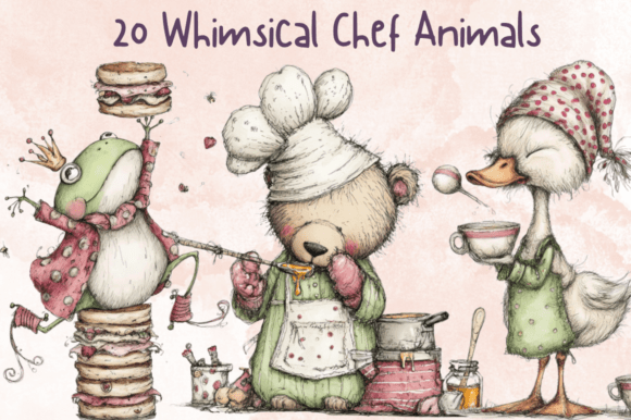 Whimsical Chef Animals Clipart Set: A Designer's Guide